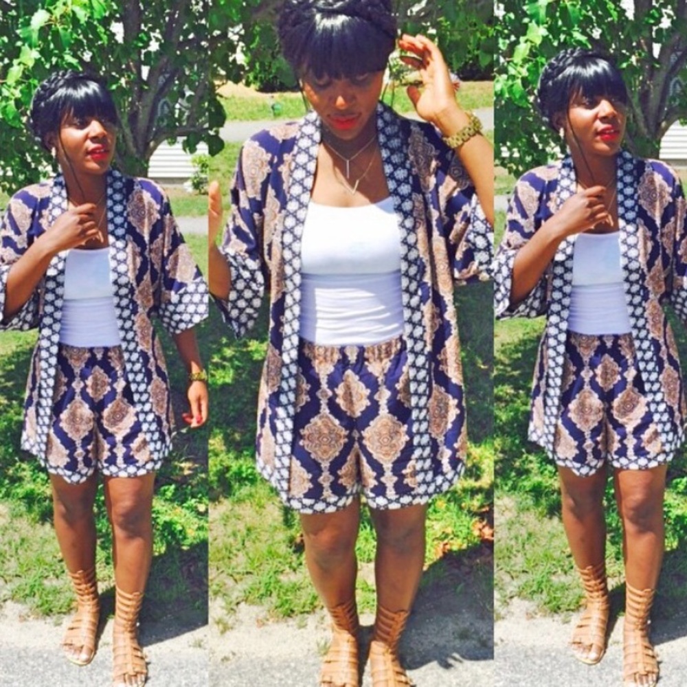 H&M Kimono set (Selling both Robe & shorts)